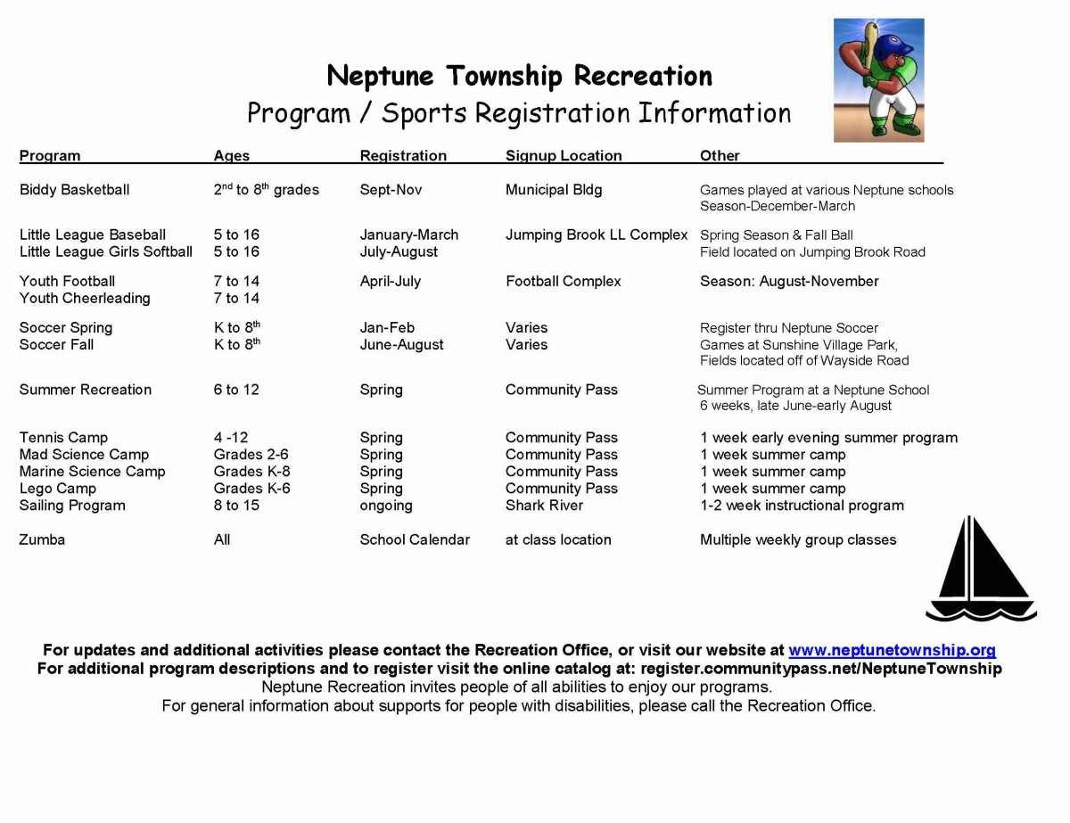 Recreation Neptune Township